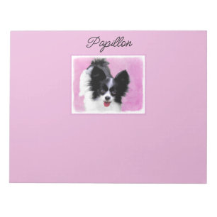 Bloc-note Papillon (blanc et noir) Peinture - Note d'art pou