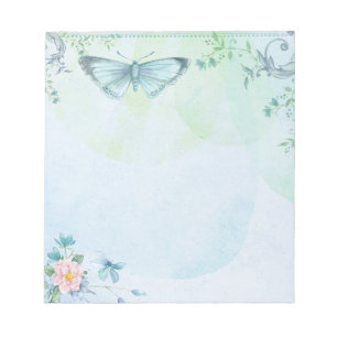 Bloc-note Papillon bleu