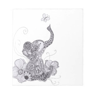 Bloc-note Papillon d'éléphant