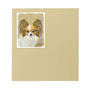 Bloc-note Papillon (Hound Tri) Peinture - Art Chien original