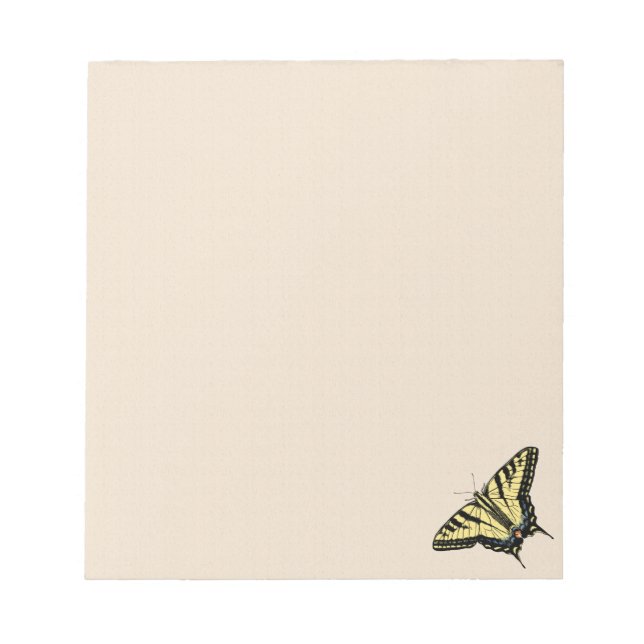 Bloc-note Papillon Southwestern jaune Swallowtail (Devant)