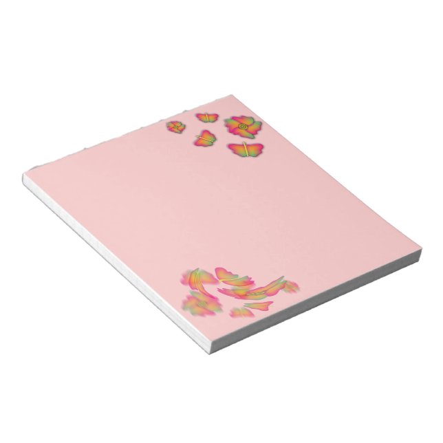 Bloc-note Papillons & Fleurs (Incliné)