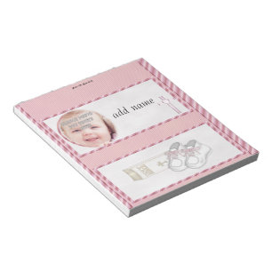 Bloc-note Paquet de cadeau rose d'emballage de friandise de