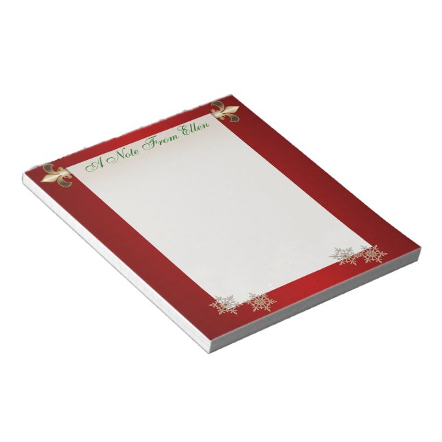 Bloc-note Parchemin de Noël (Incliné)