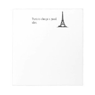 Bloc-note Paris est toujours une bonne idée