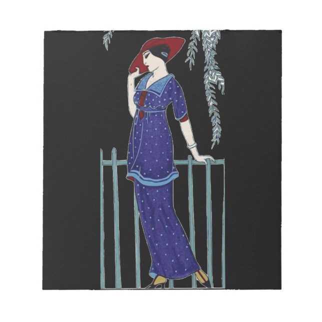Bloc-note Paris fashion 1920 (Devant)