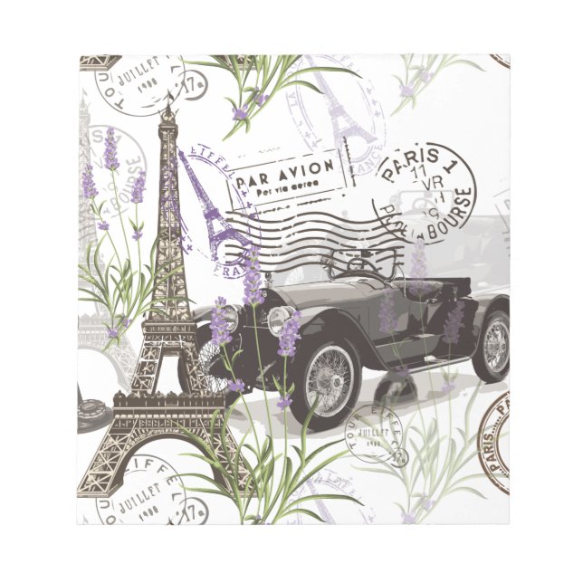 Bloc-note Paris vintage (Devant)