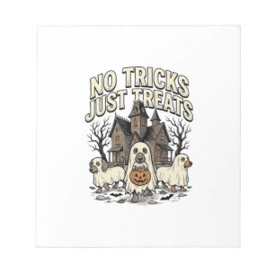Bloc-note Pas de tours juste des friandises Halloween Dachsh