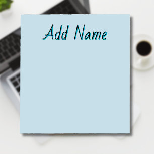 Bloc-note Pastel Blue Unique Cadeaux de l'enseignant personn