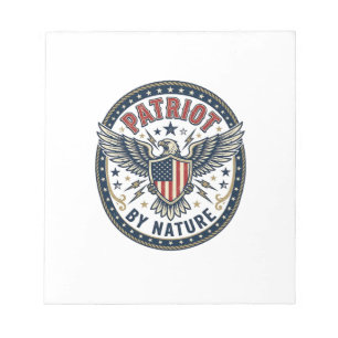 Bloc-note Patriote De Nature Patriotique Gras Patriotique At