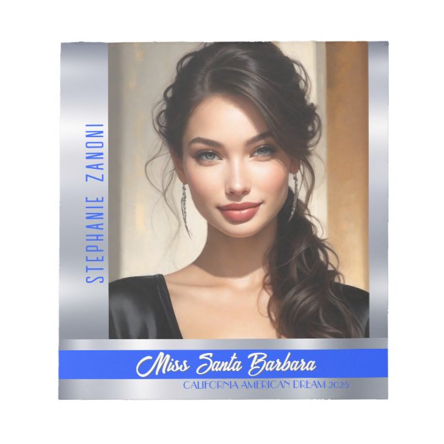 Bloc-note Pavé noir Titulaire du titre de Royal Shine Pagean (Devant)