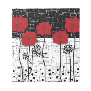 Bloc-note Pavot rouge