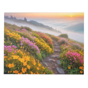 Bloc-note Paysage de montagne Majestic pittoresque Mist Sky