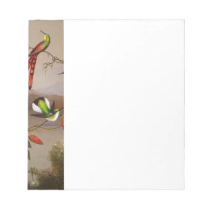 Bloc-note Paysage tropical avec dix colibris
