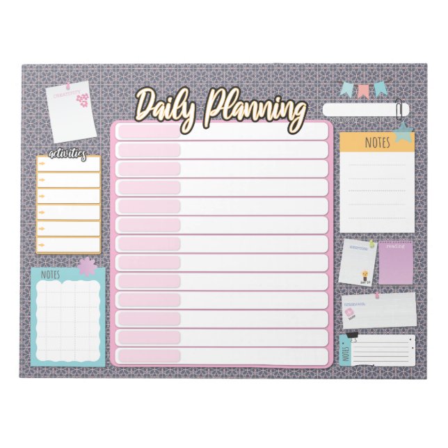 Bloc-note PC portable HOMESCHOOL DAIN PLANNER (Devant)