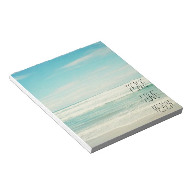 Bloc-note Peace Love Beach (Incliné)