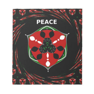 Bloc-note "Peace : with Shield Emblem"