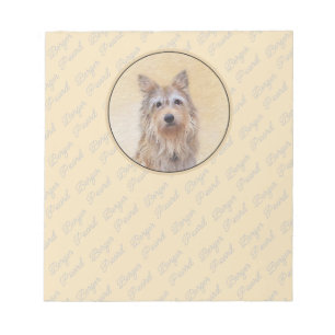 Bloc-note Peinture Berger Picard - Joli art original chien