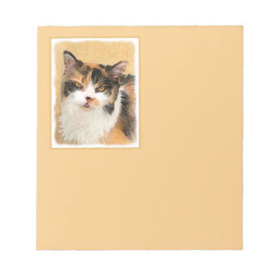 Bloc-note Peinture de chat Calico - Cute Original Cat Art