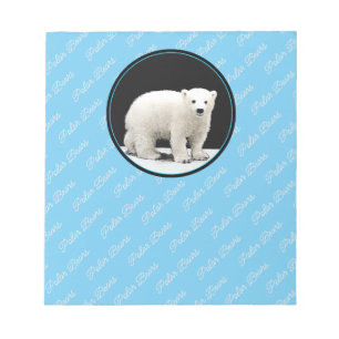 Bloc-note Peinture de l'ours polaire - Oiginal Wildlife Art