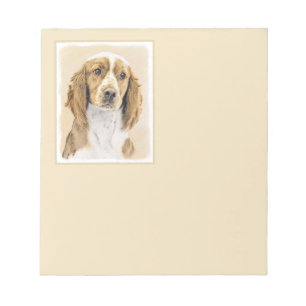 Bloc-note Peinture de Welsh Springer Spaniel - Art original