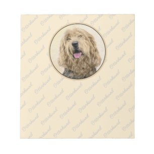 Bloc-note Peinture d'Otterhound - Joli art original de chien