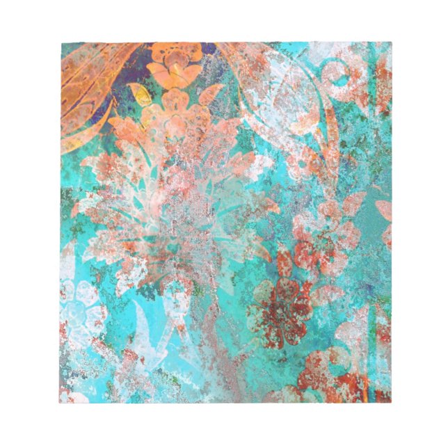 Bloc-note Peinture florale (Devant)
