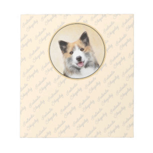 Bloc-note Peinture islandaise pour chien de mer - Art origin