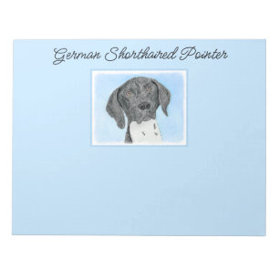Bloc-note Peinture pointeur germanique - Art original