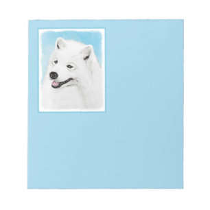 Bloc-note Peinture Samoyée - Cute Original Dog Art