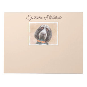 Bloc-note Peinture Spinone Italiano - Belle Art Original Chi