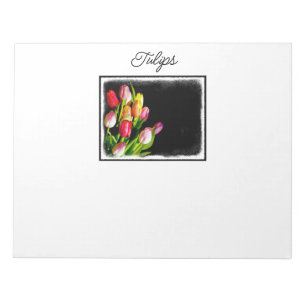 Bloc-note Peinture Tulip - Art Fleur original