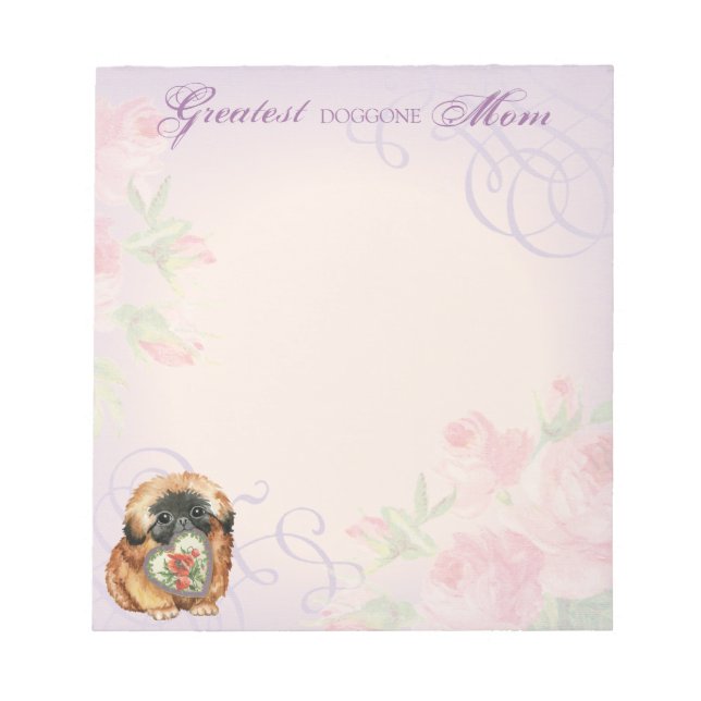Bloc-note Pekingese Heart Maman (Devant)