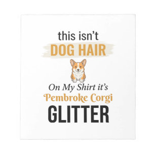 Bloc-note Pembroke Corgi Pailletés Conception Drôle Amateur