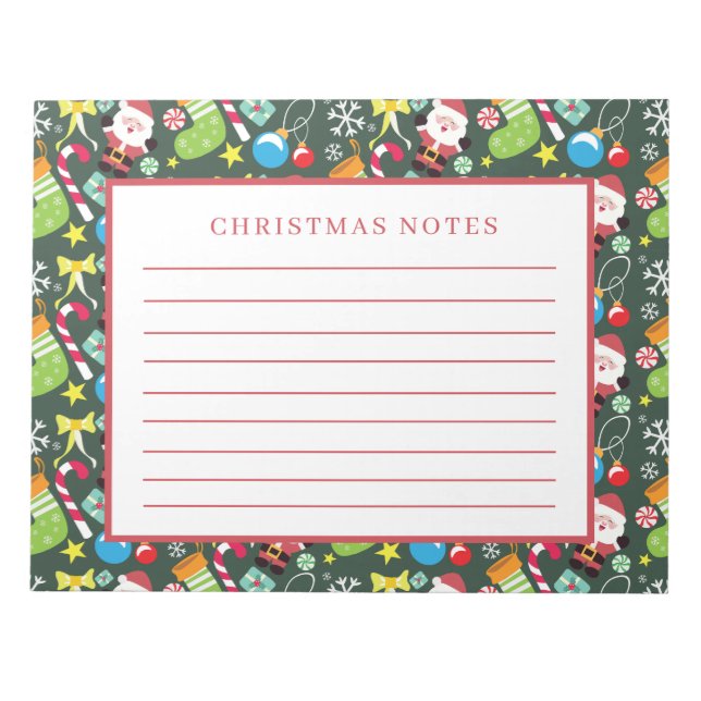Bloc-note Père Noël (Devant)