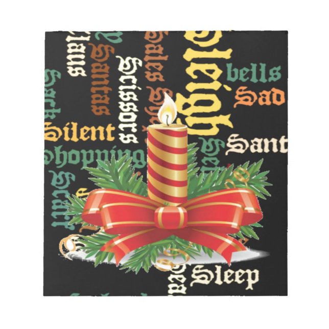Bloc-note Père Noël Bonne journée et une meilleure nuit.jpg (Devant)