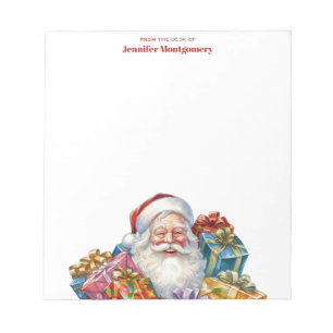 Bloc-note Père Noël joyeux Noël classique