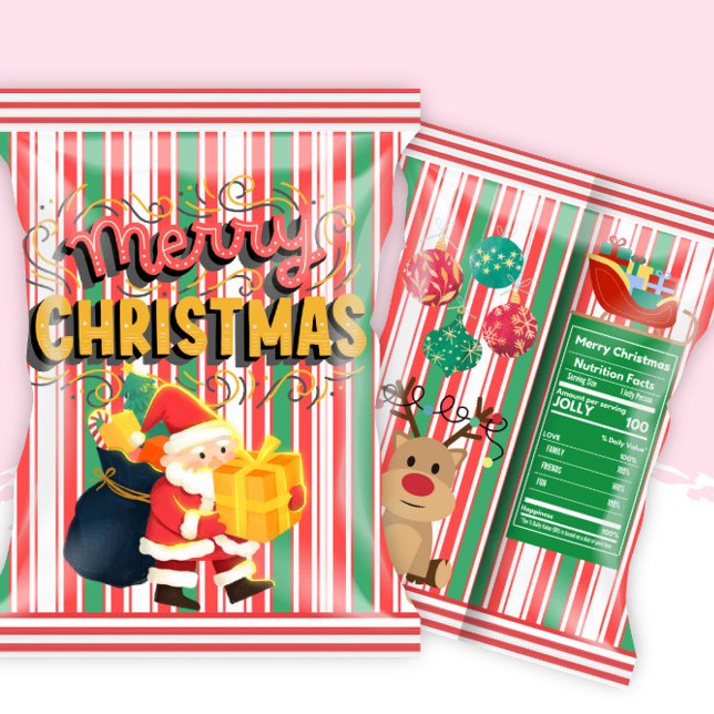 Bloc-note Père Noël Noël Fête chip Sac à chips Faveurs (Créateur téléchargé)