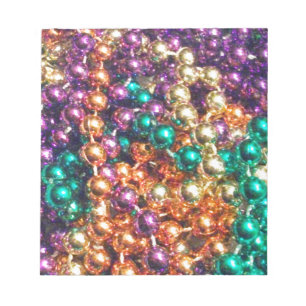 Bloc-note Perles Mardi Gras