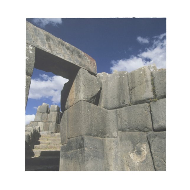 Bloc-note Pérou, Cuzco, forteresse de Sacsayhuaman, bon exem (Devant)