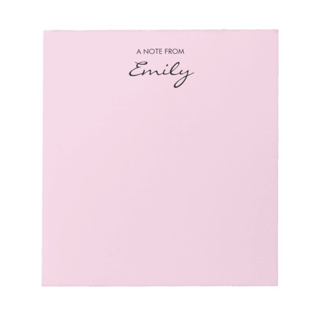Bloc-note Personalised notepad (Devant)