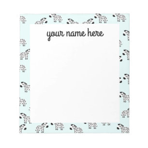 Bloc-note Personalized Zebra Notepad