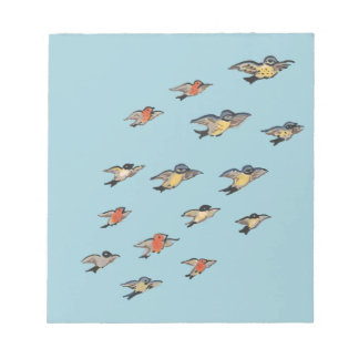 Bloc-note Personnalisé | Conception Vintage d'oiseaux