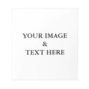 Bloc-note Personnalisé Personnalisé Votre Propre Photo & Tex