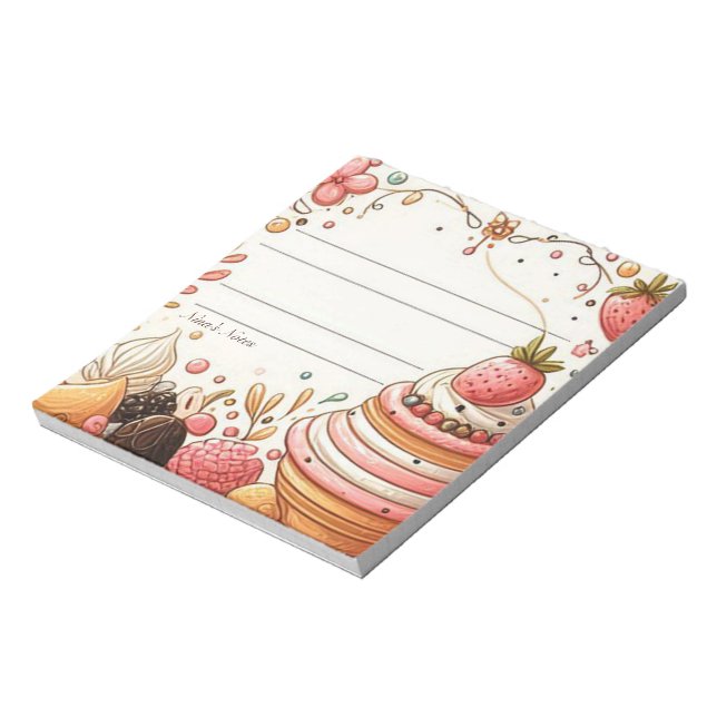 Bloc-note Personnalisez Baker's Pastel Desserts (Tourné)