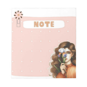 Bloc-note Pétale & Polka : collection de notes de souris Whi