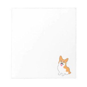 Bloc-note Petit chiot de sourire mignon de corgi