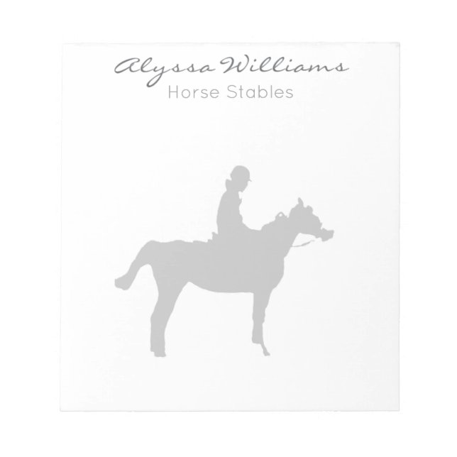 Bloc-note Petit professionnel du cheval (Devant)