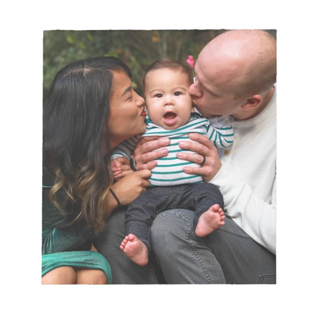 Bloc-note Photo de famille personnalisée (Devant)