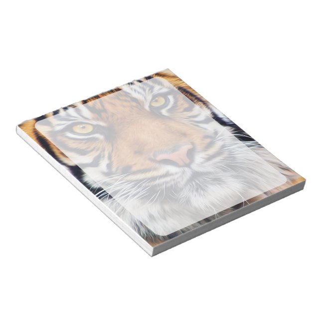 Bloc-note Photographie de Peinture de tigre de Sibérie (Incliné)